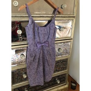 Lilac floral Anthropologie cocktail dress